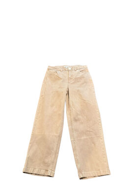 Women's Molly Yeh Wide Leg Jeans Beige Size 10